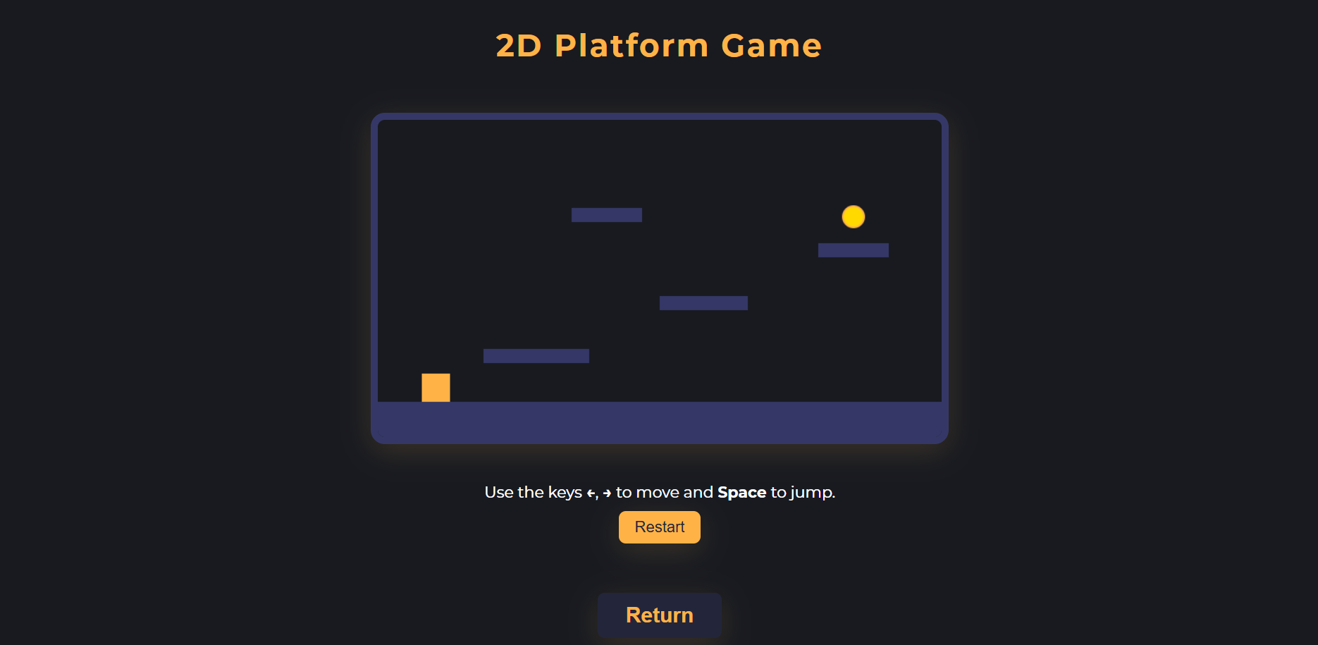 Cyber Platform Adventure - Professional 2D Game