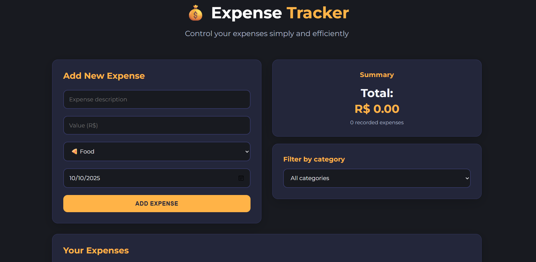 Expense Tracker