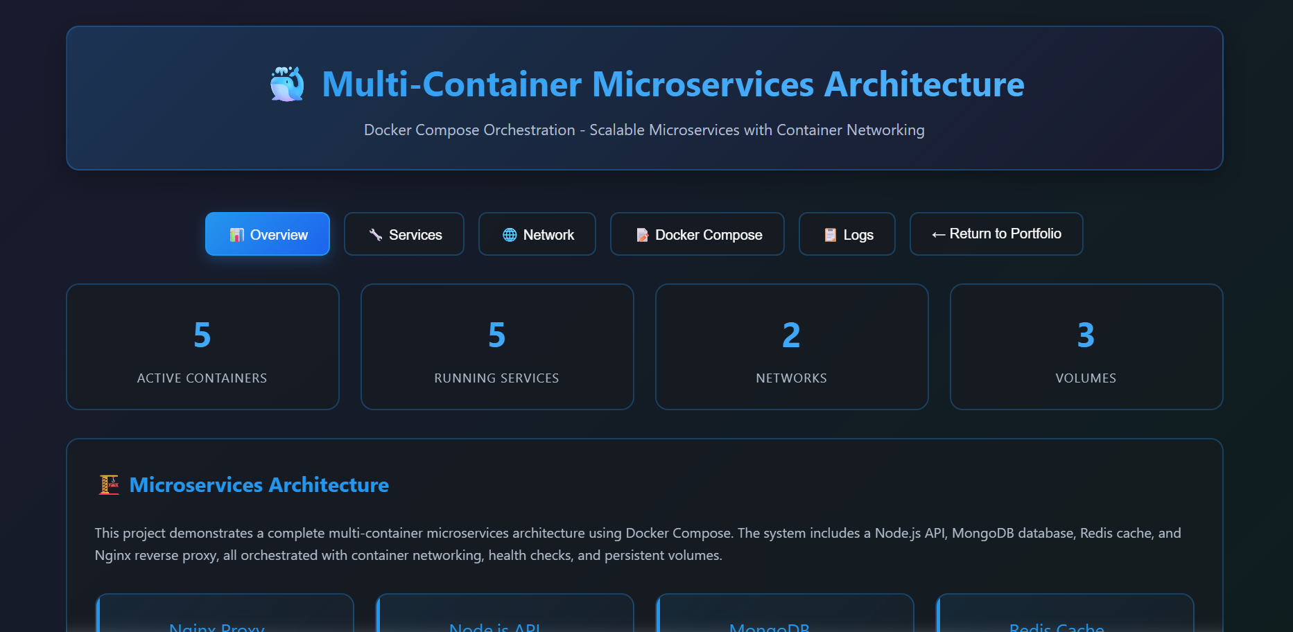 Professional Multi-Container Microservices