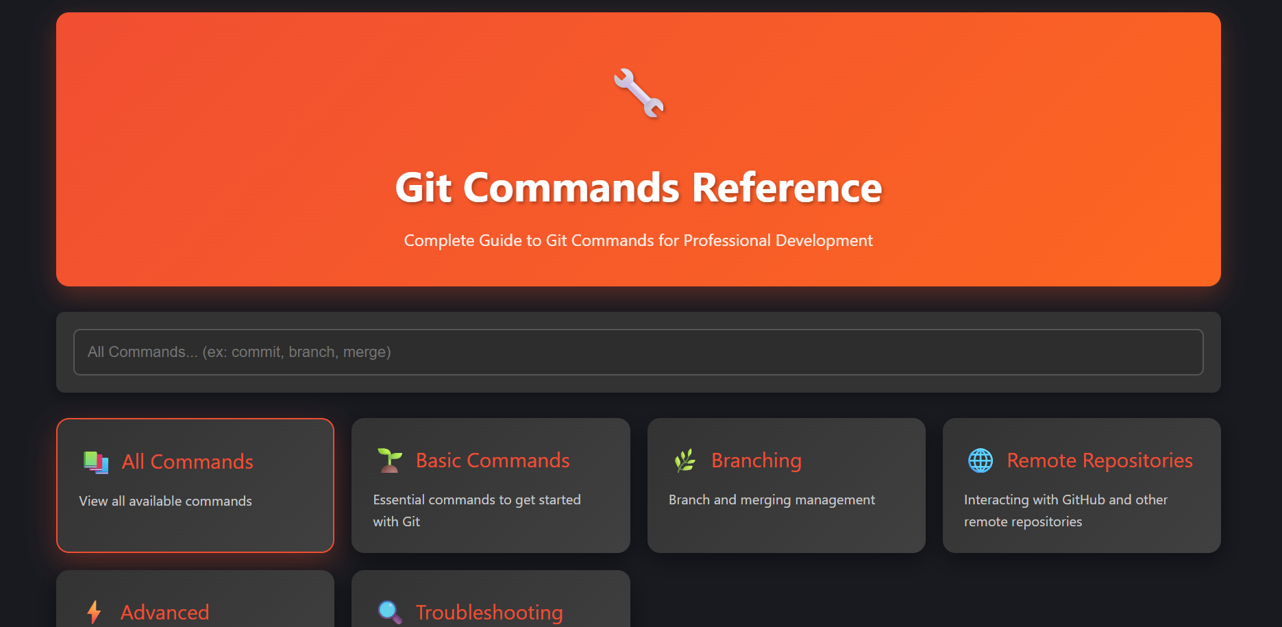 Git Commands Reference