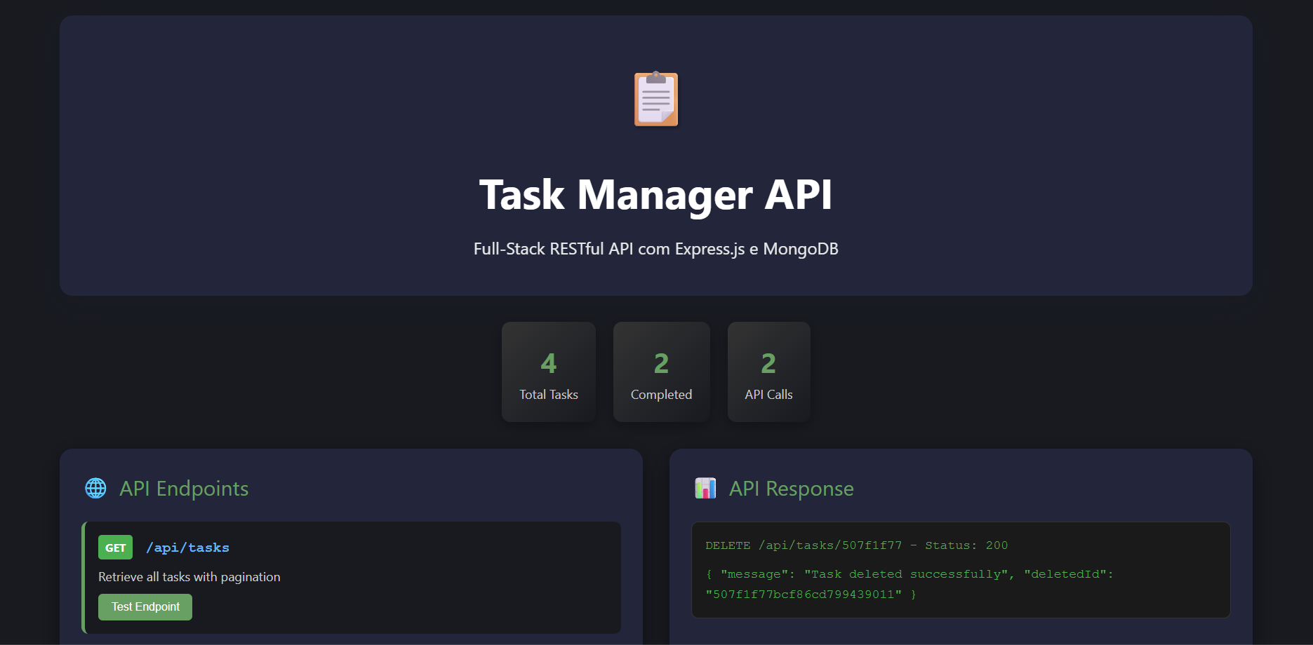 Task Manager API
