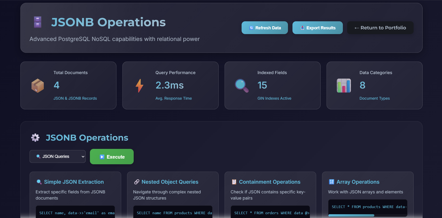 PostgreSQL JSONB Operations