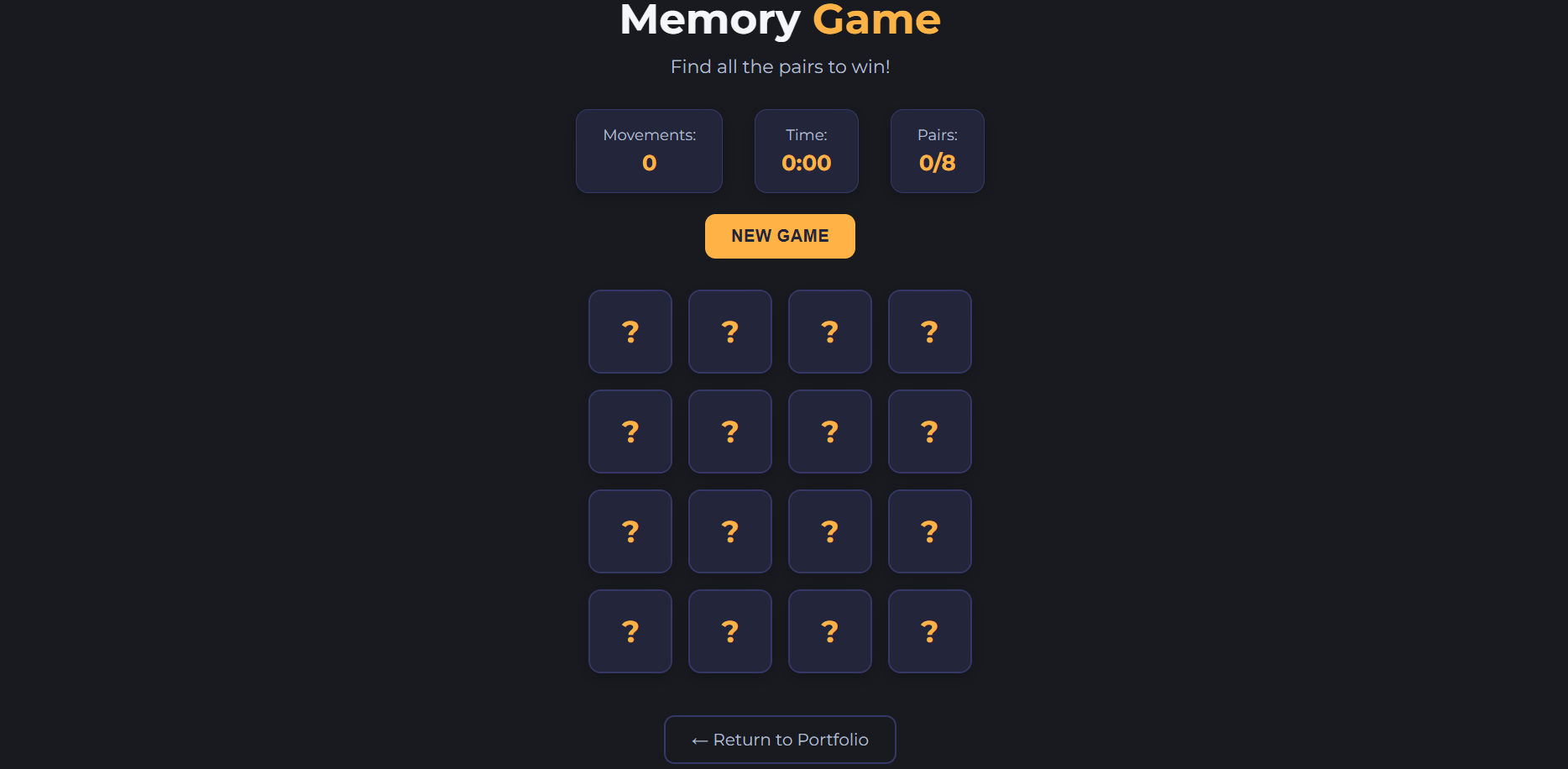 Memory Game