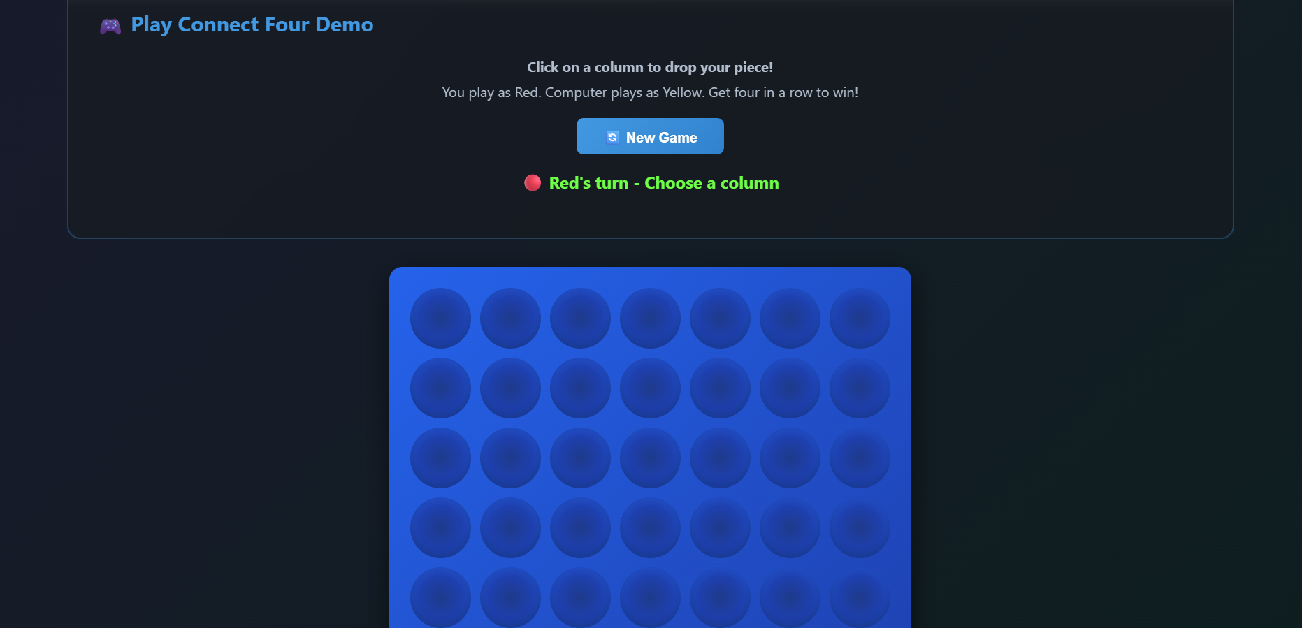 Classic connect four